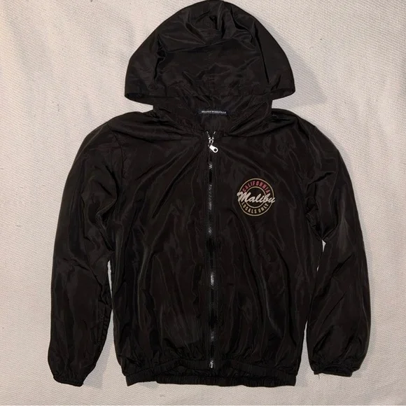 Jacket Black Brandy Zip Up Brandy Melville Jackets Coats Brandy